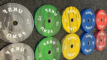 Introducing UKSF Marble Olympic Bumper Plates – Performance Meets Style